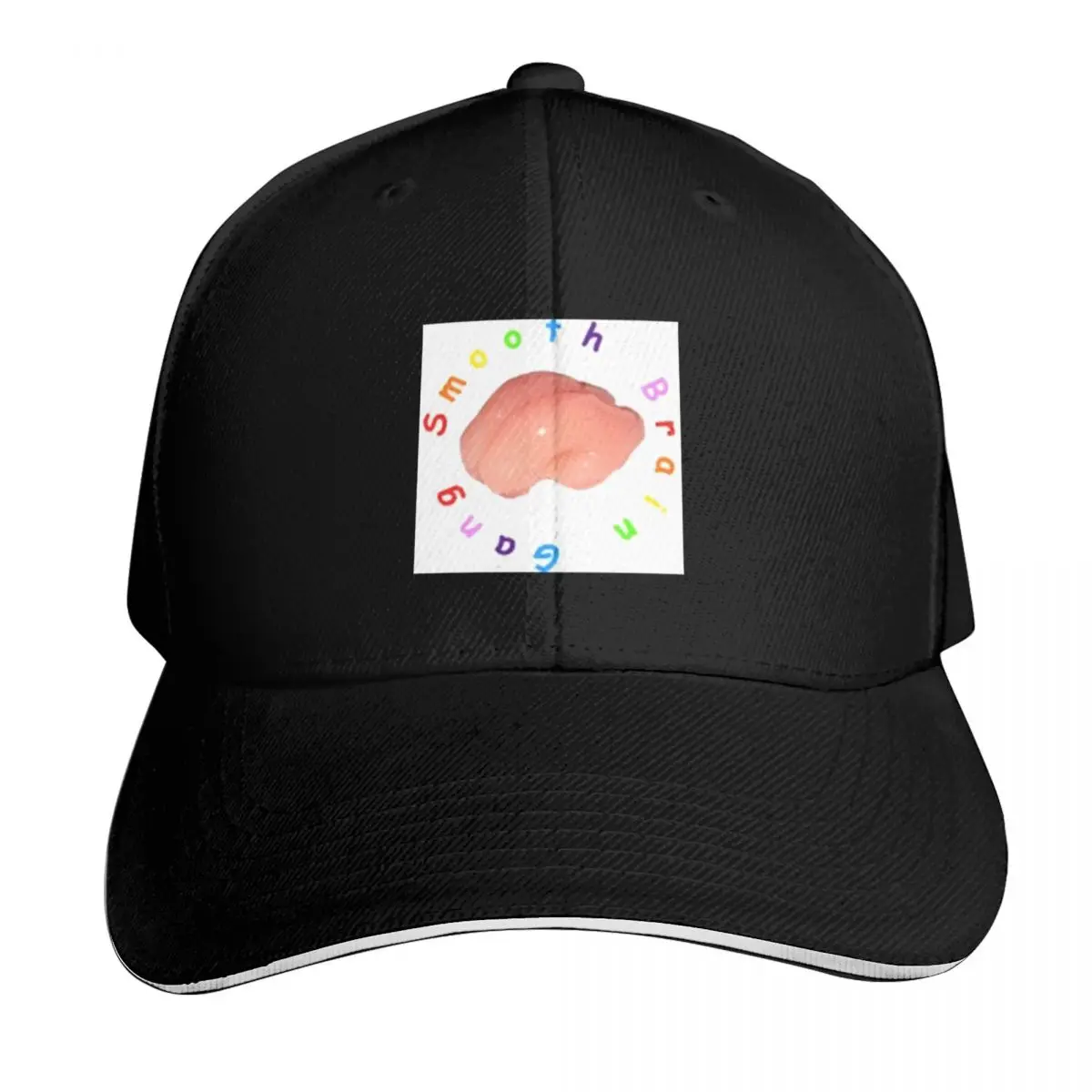 Smooth Brain Gang Baseball Cap Vintage Retro Embroidered Lightweight Packable Gift for Him Her