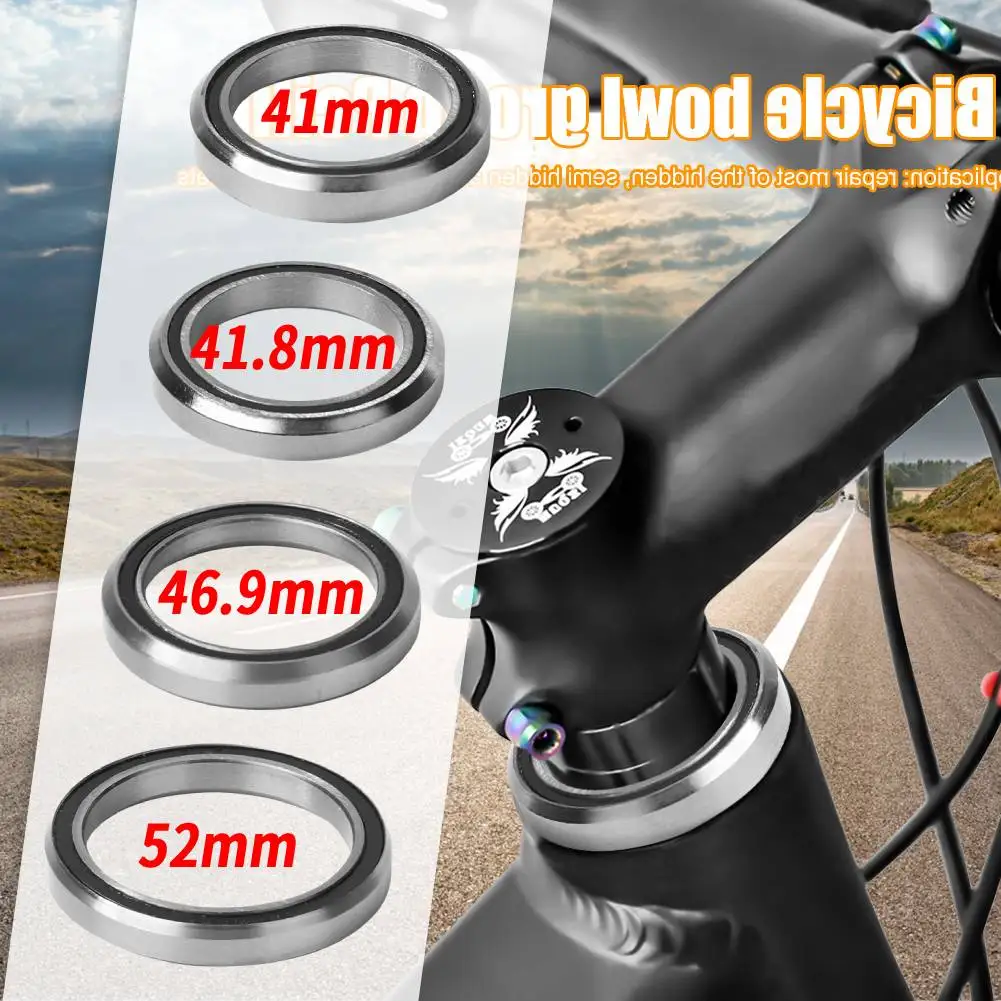 

Подшипники для велосипедной гарнитуры, стальной ремонтный подшипник для горного велосипеда, часть подшипника гарнитуры, замена ремонта 41/41,8/46,9/52 мм