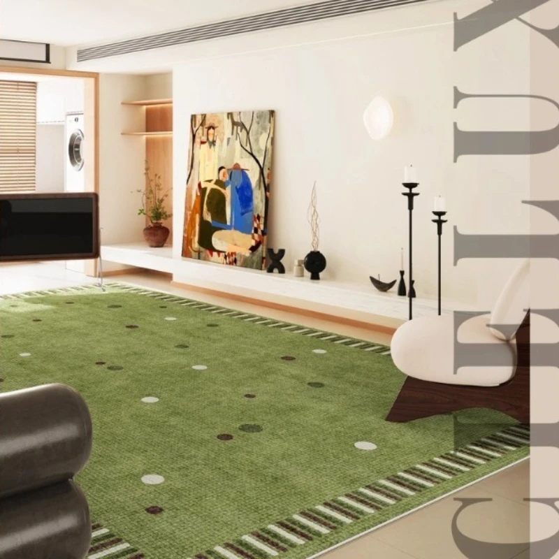 

Modern Living Room Carpet Minimalist Luxury Polka Dot Creative Fresh Art Design Bedroom Rug Home Decoration Cloackroom Mat Tapis