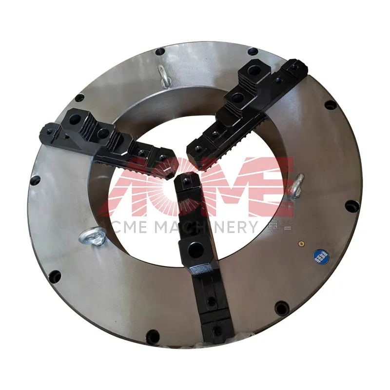 Three-Jaws Self-Centering Handle Chucks Automatic Rotary Fixture Clamping Pipe for Welding Positioner Turntable