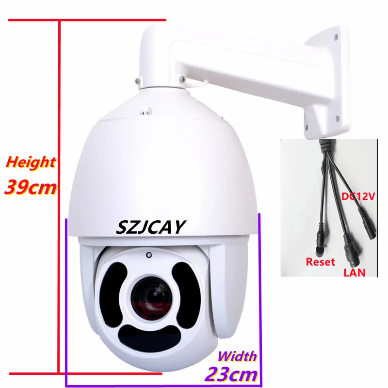 SZJCAY IR 500m 12MP 4K 990X Zoom POE PTZ IP Camera Hikvision Protocol 4G Sim Card Outdoor Auto Cruise Tracking Zoom CCTV Camera