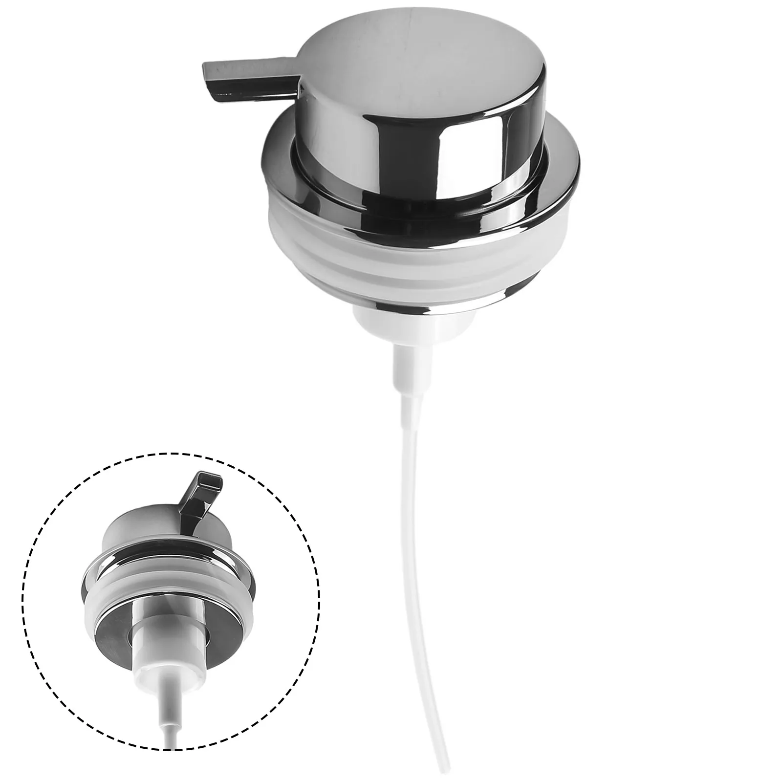 Liquid Lotion Dispenser Head Replacement Soap Shower Pump Head Push Type Lotion Pump Head Soap Dispenser Bathroom Accessories
