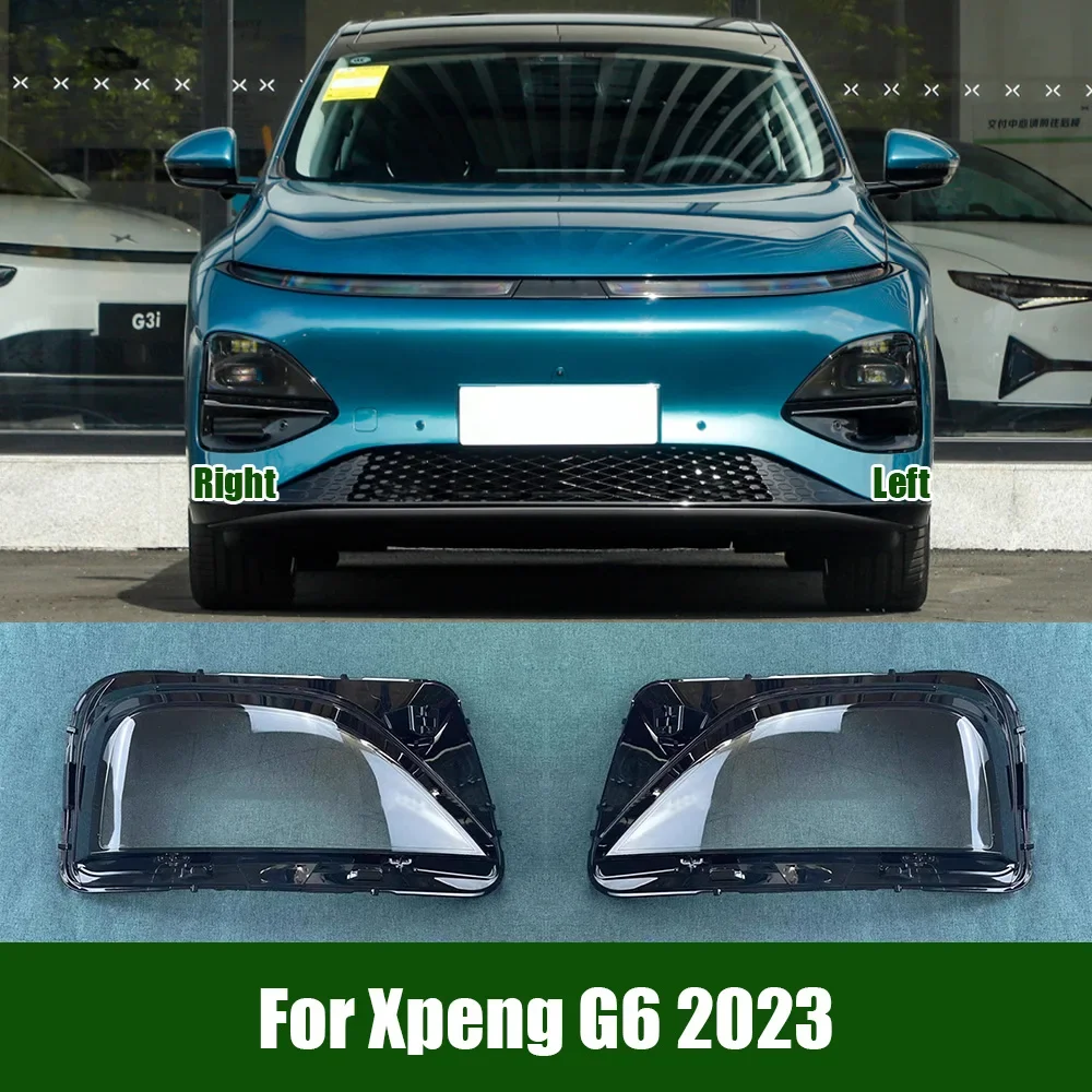

For Xpeng G6 2023 Headlamp Transparent Cover Lamp Shade Headlight Shell Lens Plexiglass Replace Original Lampshade