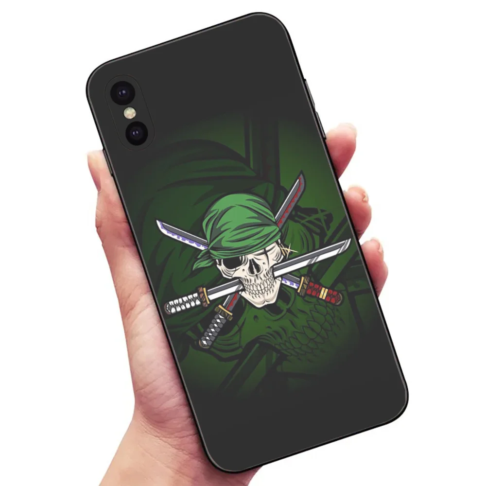 Z-ZoroS O-One P-PieceS R-RoronoaS Phone Case For Samsung S24,23,22,30,21,10,9,Ultra,Plus,Lite,FE,5G Black Soft Case