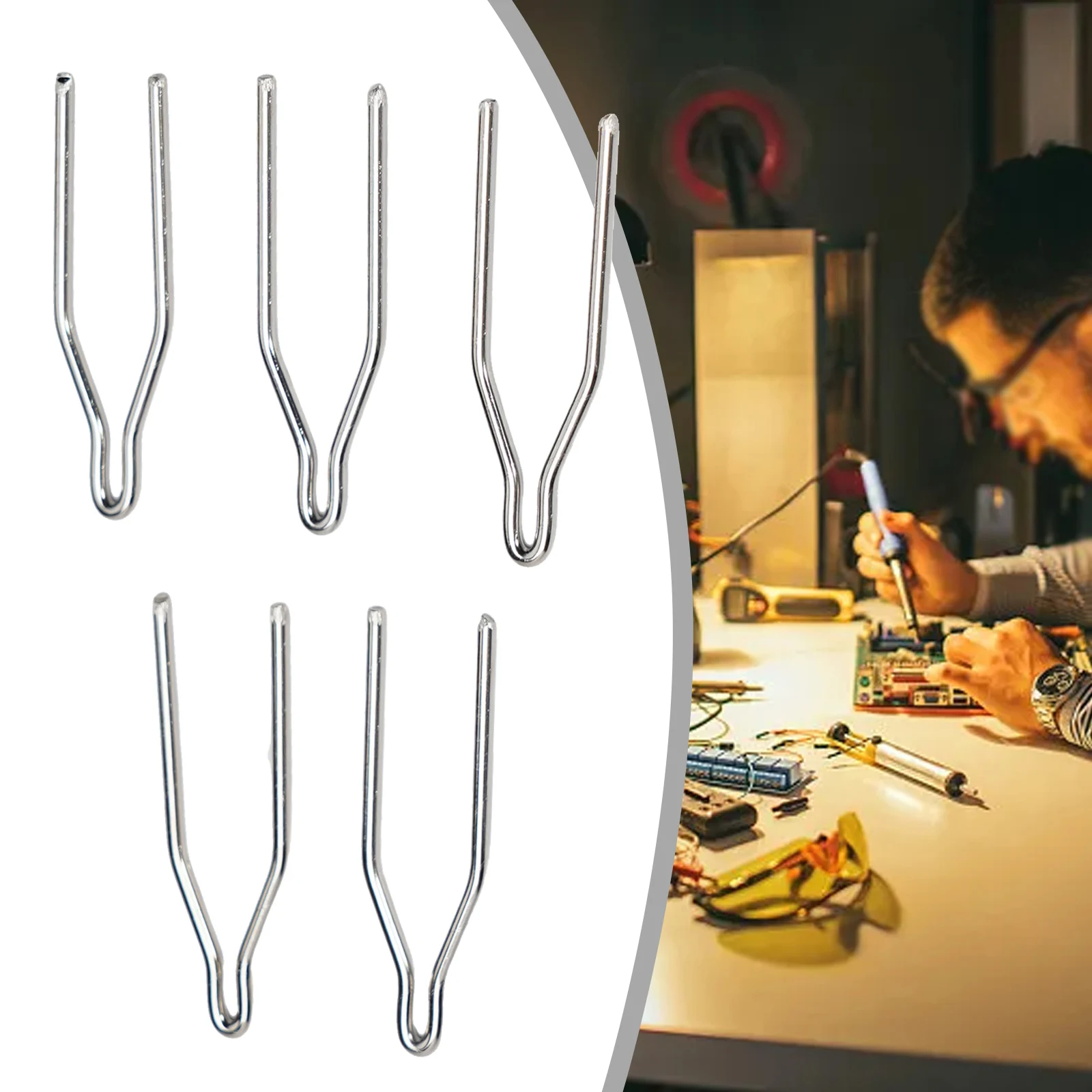 10/5/1pcs Soldering Iron Tips High Temperature Treatment For Electric Welding Tool Replaceable Accessories Easy To Install