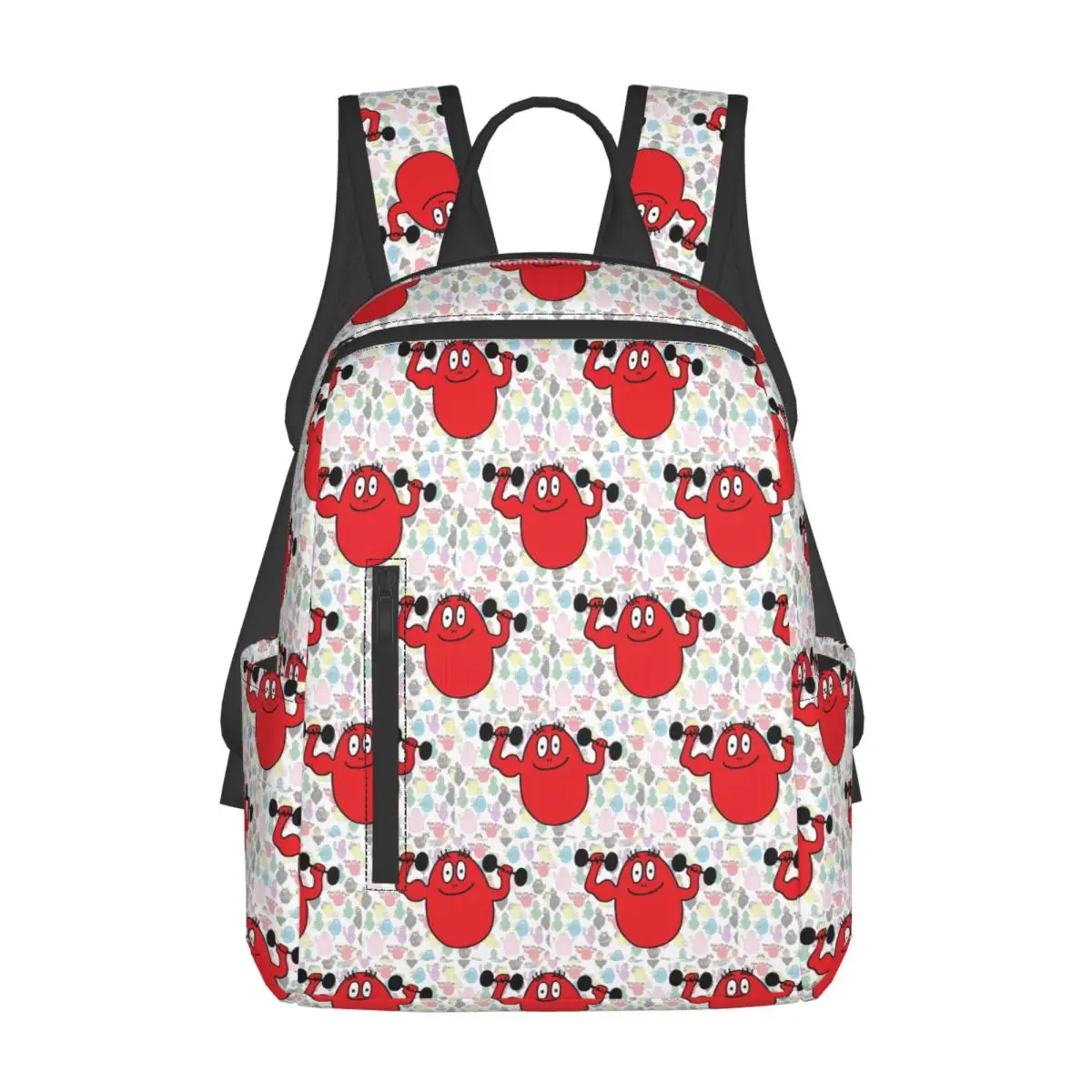 

Barba Red Boy Les Barbapapa Family Backpack Daypack Large Capacity Boys Girls BookBag School Bag Shoulder Bags for Men Women