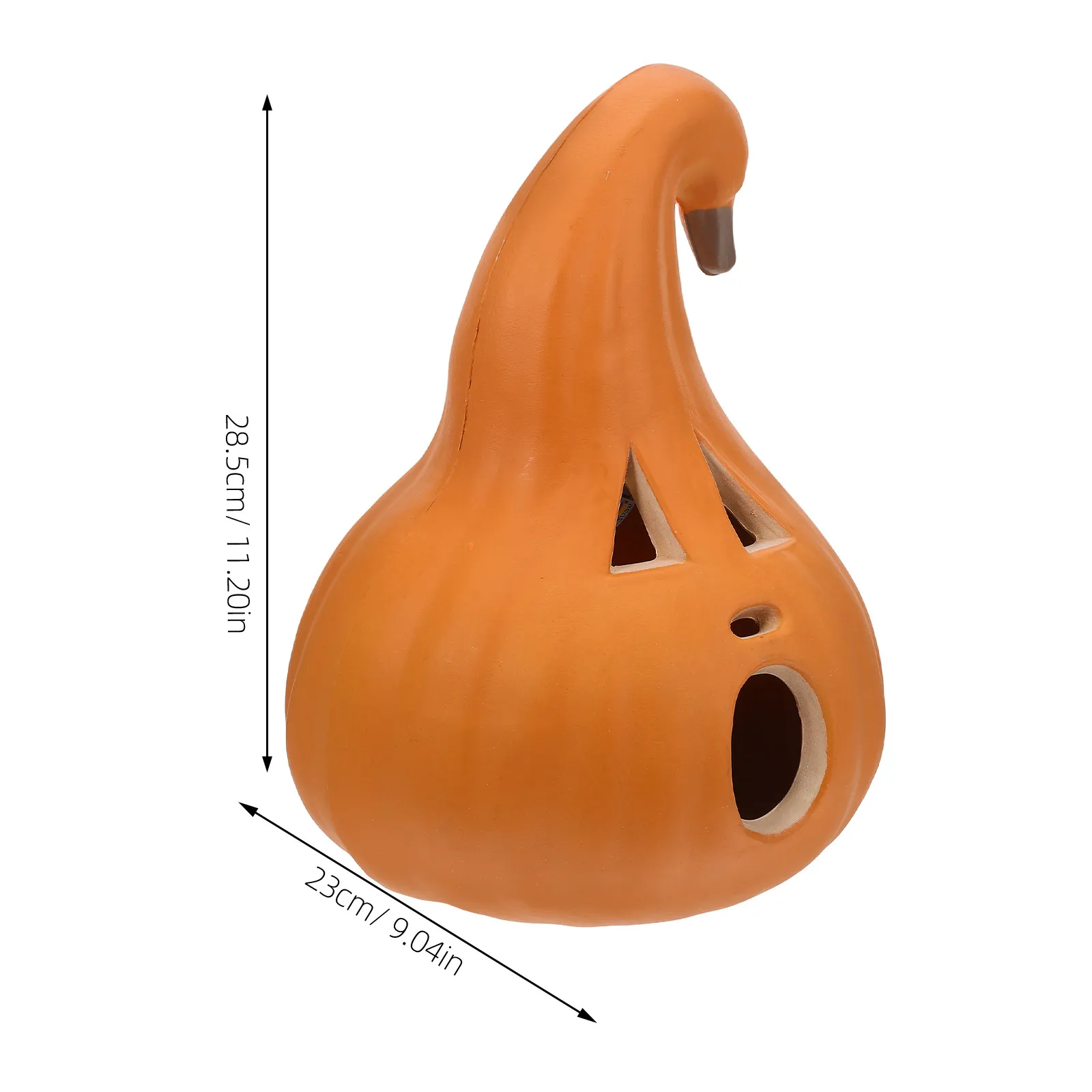 Halloween Pumpkin Lantern LED Light Up Jack O Lantern Night Light Plastic Glowing Pumpkin Decoration for Indoor Outdoor Use