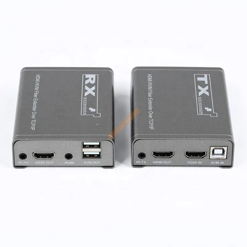 Imagem -03 - Hdmi Kvm Fiber Extender Hdmi com Usb2.0 sobre sc fc Port Cabo de Fibra Óptica Hdmi para Fiber Video Audio Transmitter Converter 20km