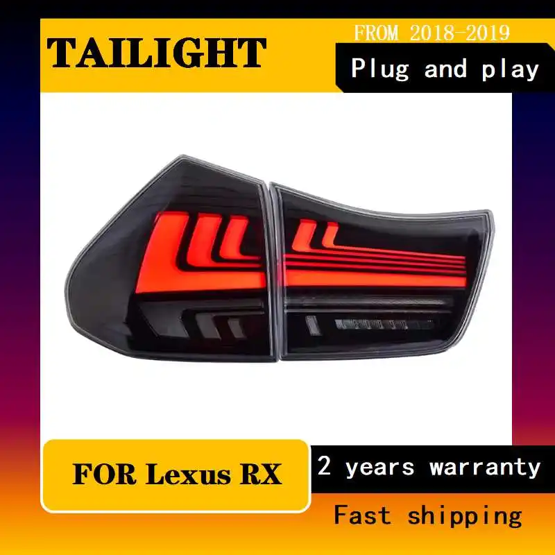 

Car Accessories for Lexus RX Tailights 2004-2008 Lexus RX400 Rear Lights RX300 RX330 RX350 DRL+Brake+Turn Signal+Reversing+Fog