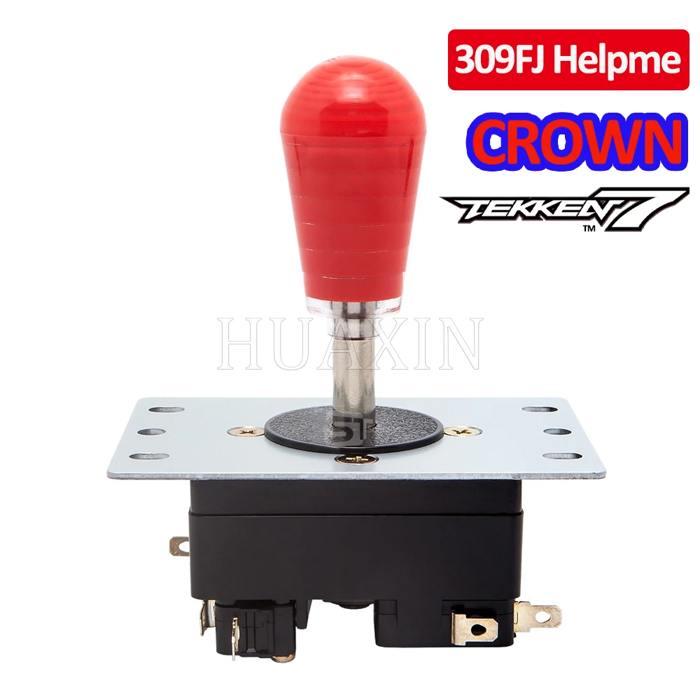 Oryginalny koreański joystick CROWN 309 FJ Helpme z 8-pinowym mikroprzełącznikiem do gier zręcznościowych Jamma PC Tekken 7 PS3 XBOX