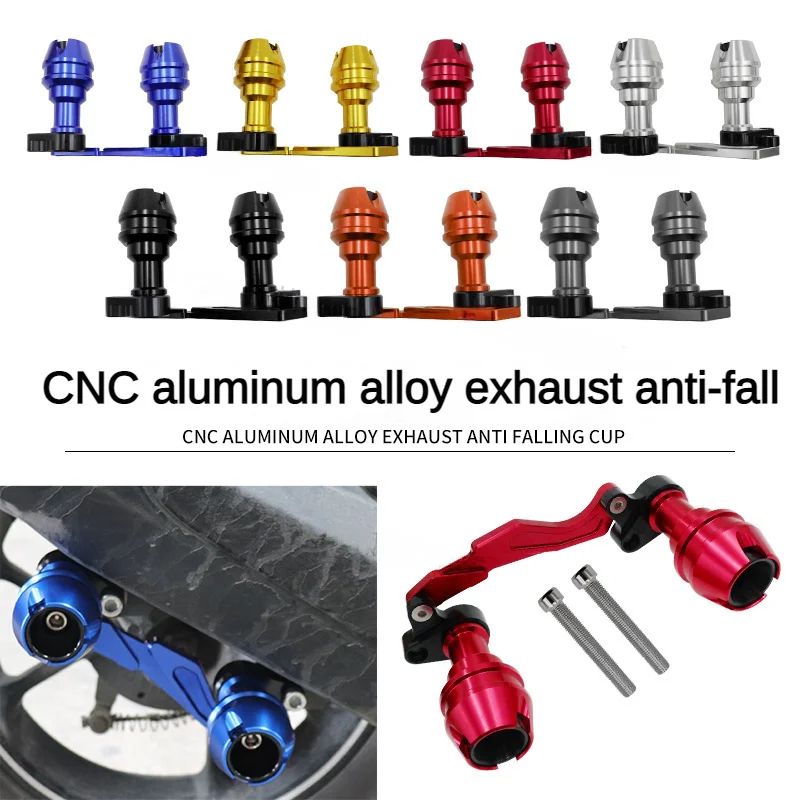 Curseur de cadre de tuyau de silencieux de roue de fourche avant, protecteur anti-crash, amortisseur d'accès, boule de chute, adapté pour Honda PCX SH 125/150