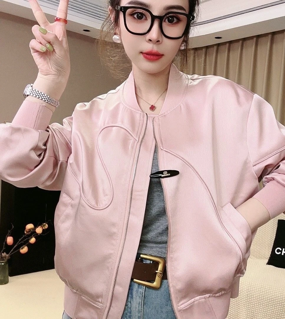 

2025 New Casual Versatile Fashion Top For Women Short Simple And Loose Jacket Autumn Women's Jacket