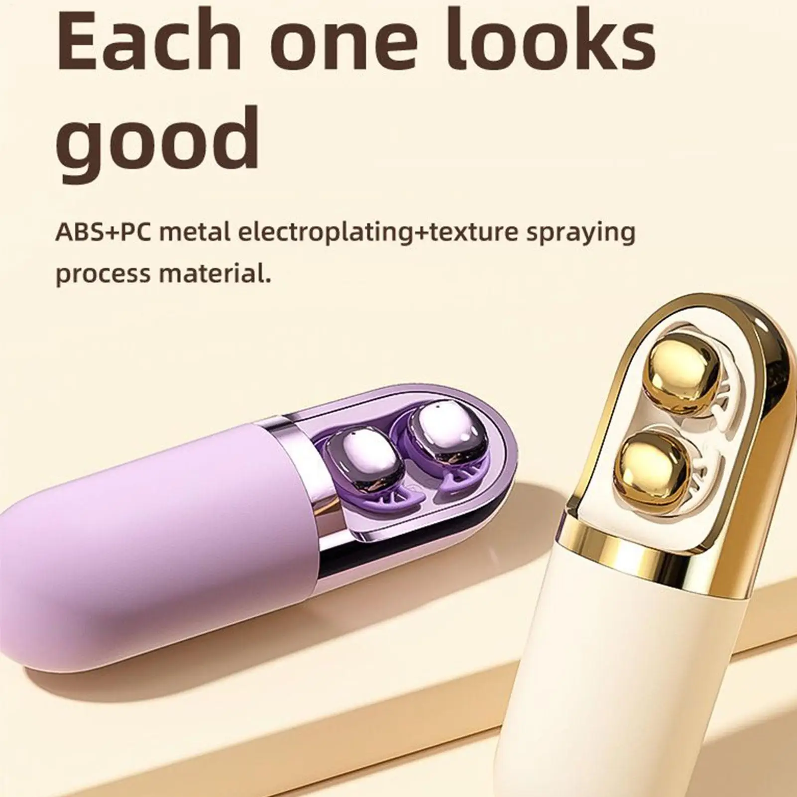 Wireless Earbuds Vibration Massage Headphone Wireless Invisible Bluetooths Sleeping Headset for Running Outdoor Cycling Studying