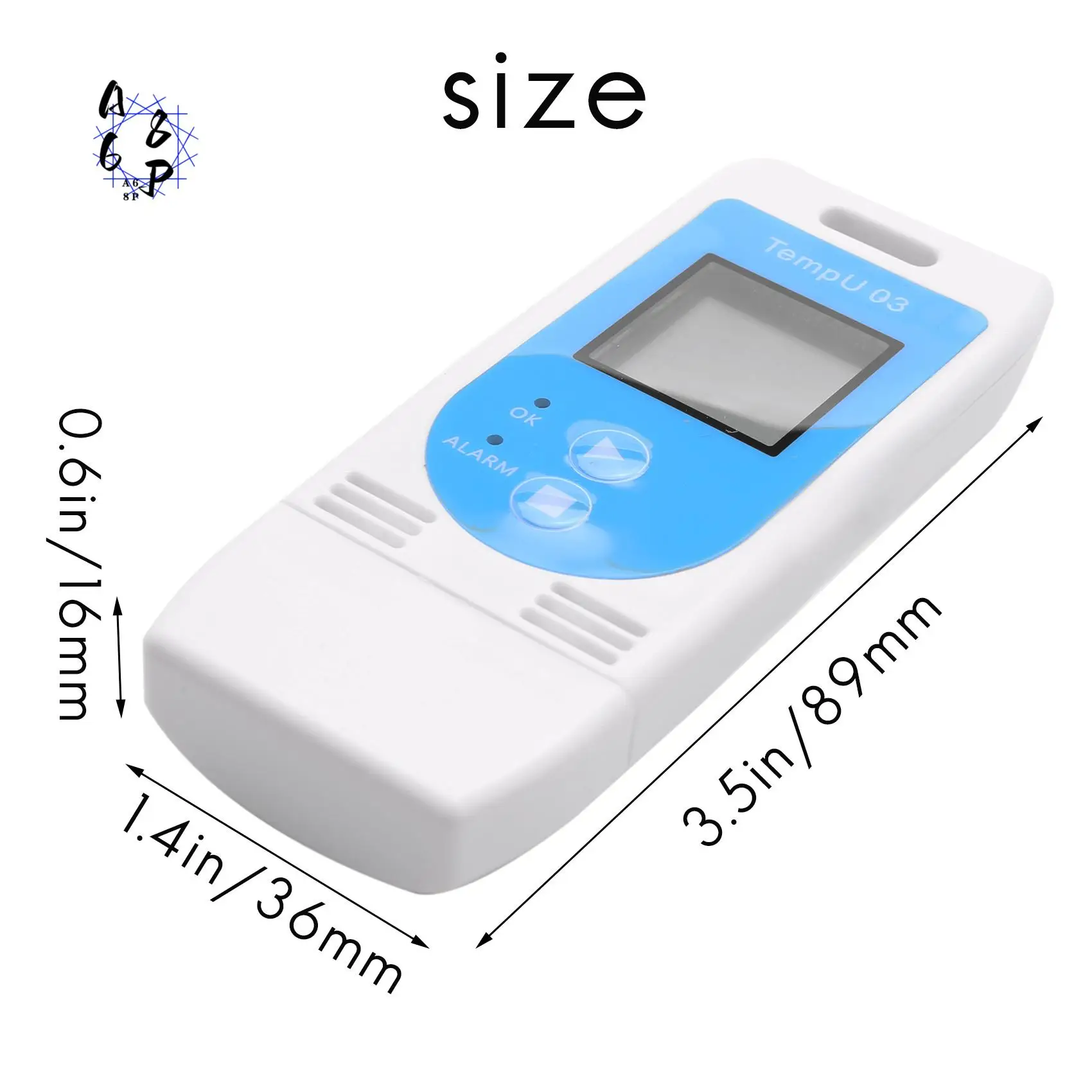 A68P-USB Temperature Humidity Data Logger Reusable RH TEMP Data Logger Recorder Humiture Recording Meter With 12,000 Record Capa