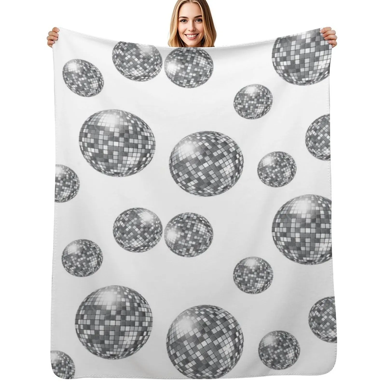 

Disco disco party party disco ball Throw Blanket christmas decoration Summer Beddings Sofas Hairys Blankets