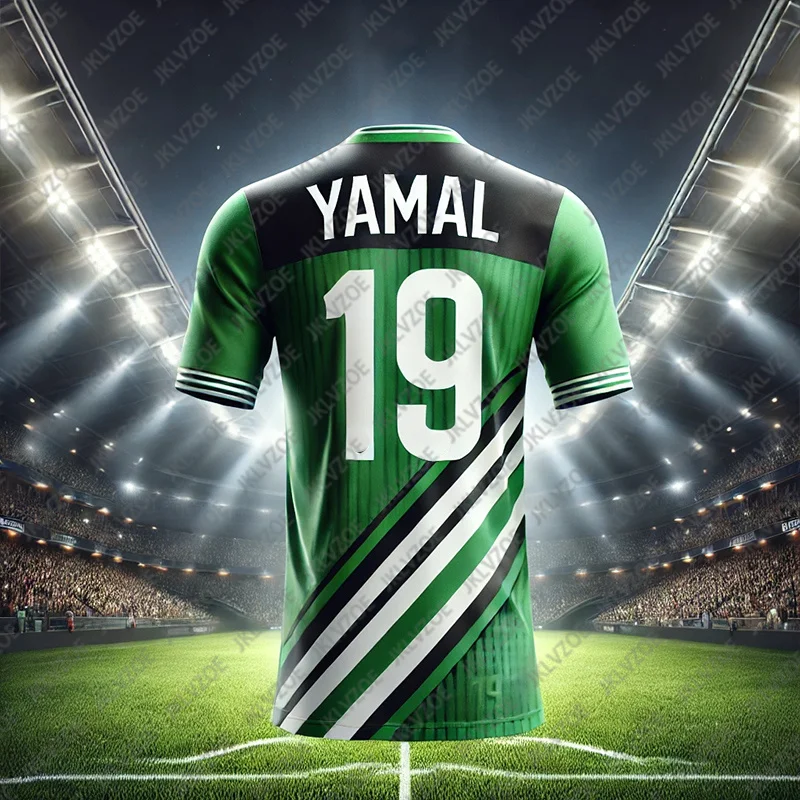 24/25 New Arrival Special Edition Football Jersey Yamal 19 Soccer Jersey Training Uniform Breathable Oversize Unisex Fans Tshirt