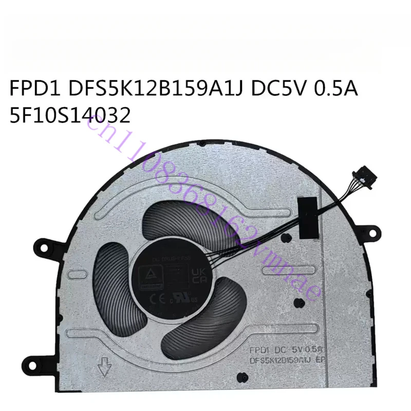 Laptop Cooling Fan for Lenovo Flex 7 14IAU7 Flex 5 14IAU7/14ALC7/14ABR8 Notebook PC CPU Cooler Radiator FPD1