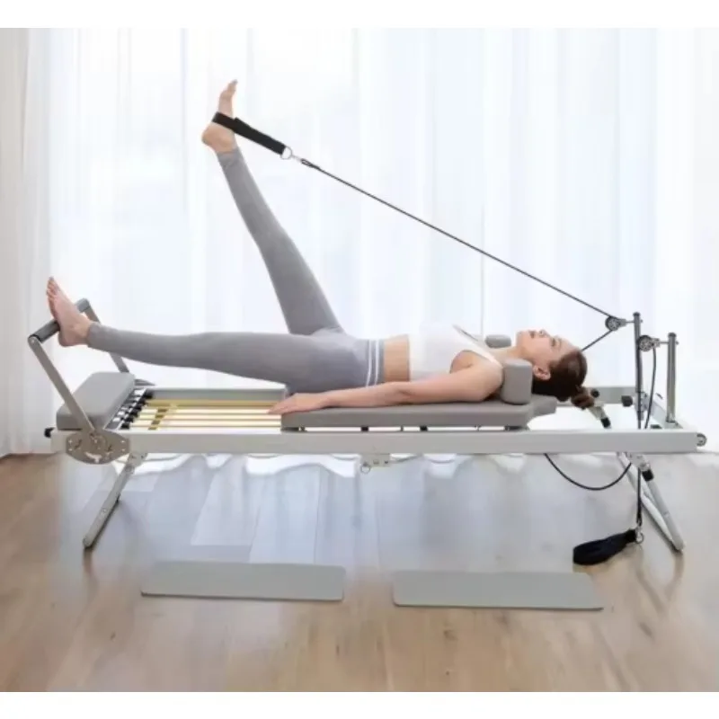Multifunctional Foldable Pilates Reformer, For Yoga Instructors, Home & Gym Pilates Workout Training Machine