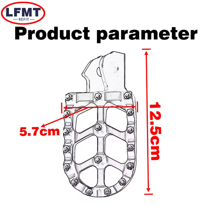 Motorcycle CNC Foot Pegs Pedal Mounting Pedals Retrofit Bracket For Sur-Ron Surron Sur ron Light Bee S X Electric Off-Road Bike - Image 3