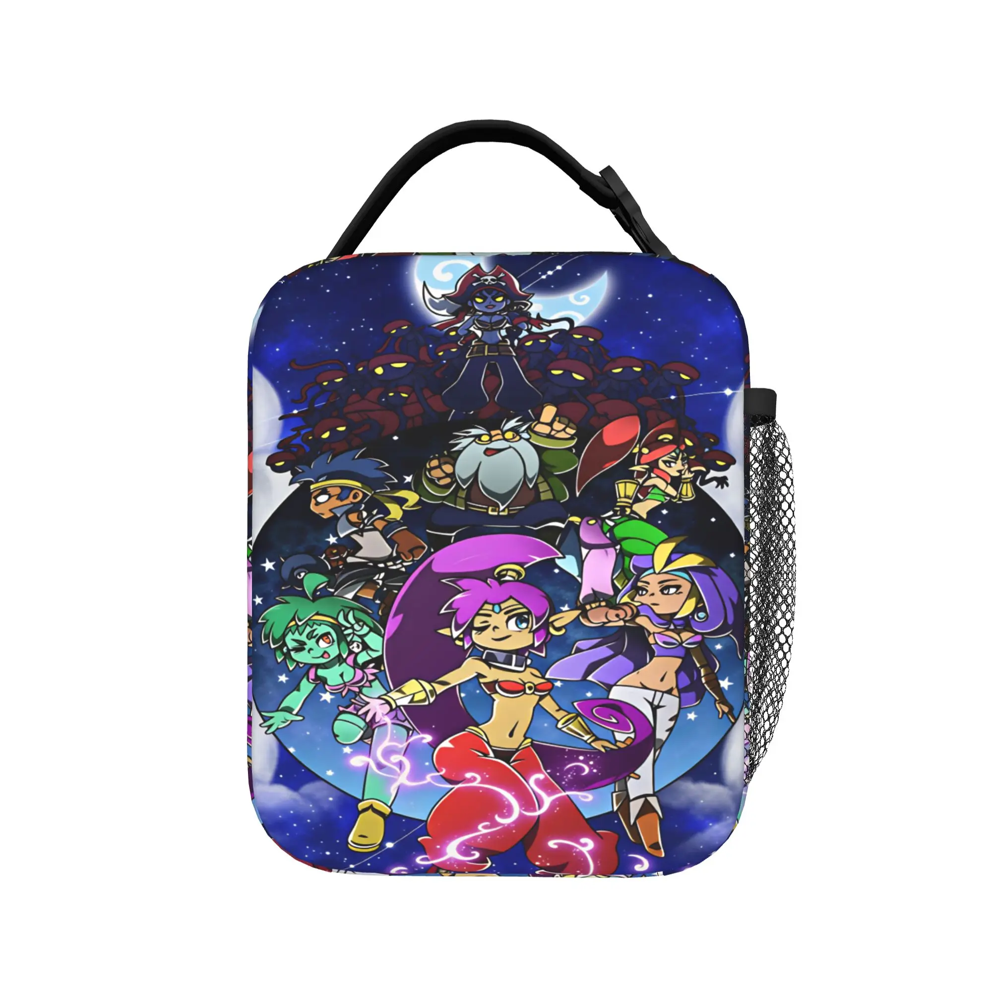 Shantae Half Genie Lunch Bag  Office Lunch Box For Girls Cute Print Thermal Tote Handbags Oxford Portable Cooler Bag