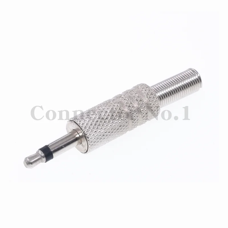 5PCS Silvery or Gold 2Pole 3Pole 4Pole 3.5mm Headphones Male Mono Stereo Audio Plug Connector for Most Earphone Jack