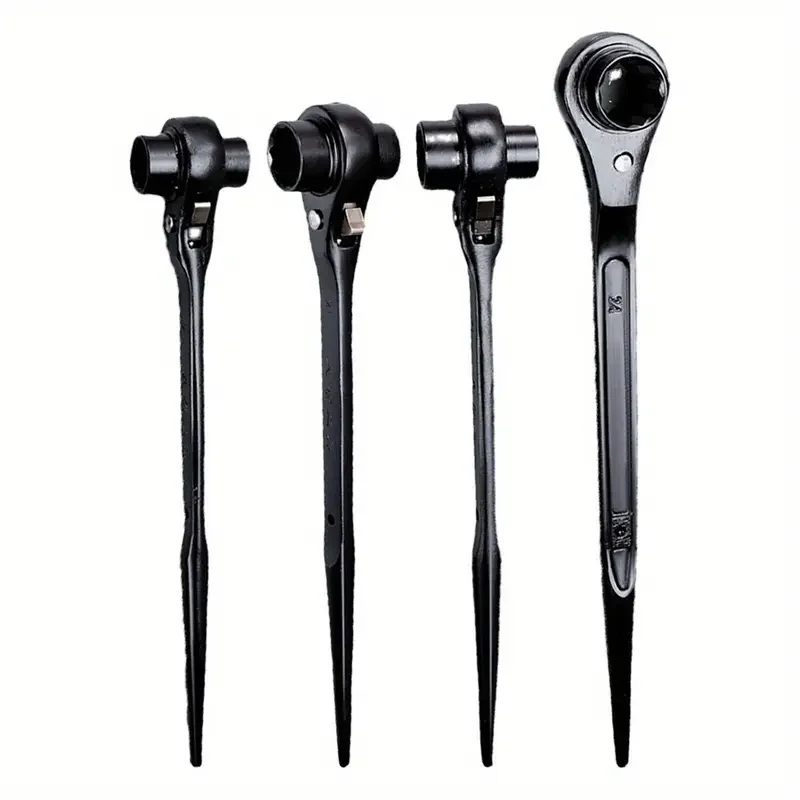 

10-32mm Ratchet Wrench Socket Plum Blossom Multifunctional Pointed Tail Adjustable Sockets Adapter Hand Tools Wrenches