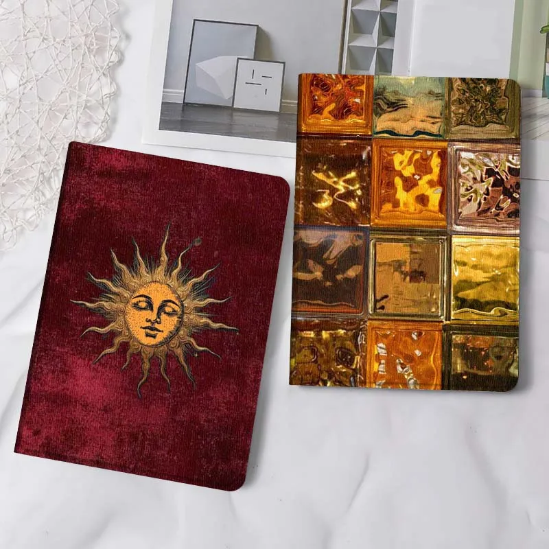 

Cartoon Sun Face Art Gift Tablet Case For Samsung Tab Galaxy S6 S11 A A7 A8 A9 A11 10.1 10.4 10.5 Plus Lite