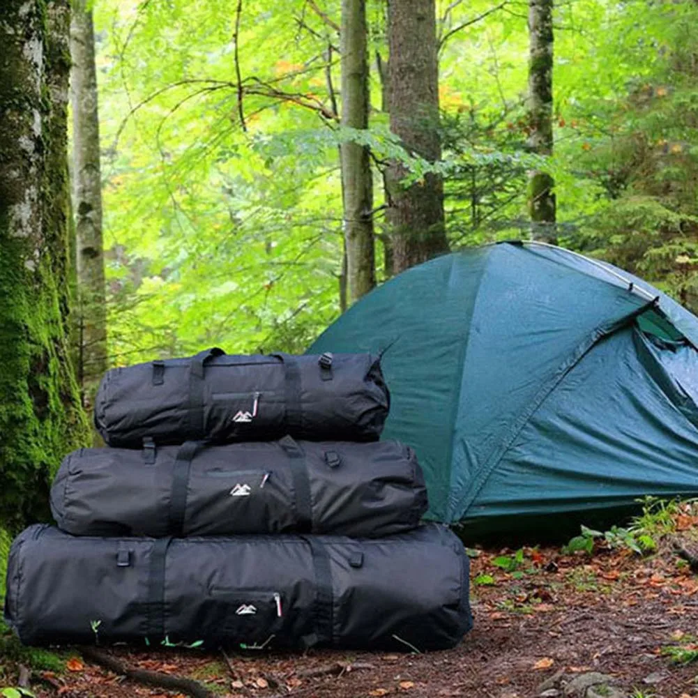 Grande capacidade dobrável tenda armazenamento saco de transporte pacote de bagagem saco de armazenamento de acampamento tenda saco de transporte de armazenamento