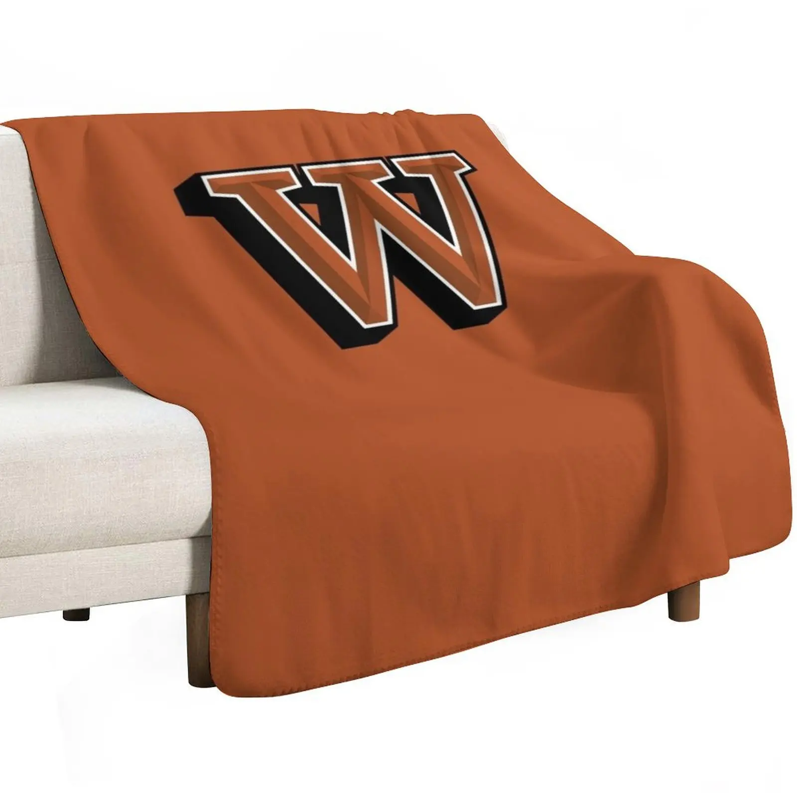 Waynesburg University yellow jackets Throw Blanket Outdoor Soft Blanket for Picnic Beach Camping