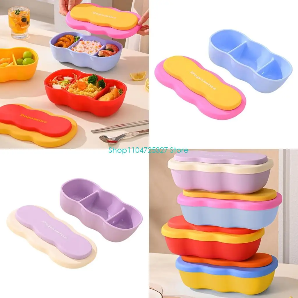 

D8KF Adult Bentos Lunch Box Leakproof Design Container Suitable for Microwave & Dishwasher for Work & Travel