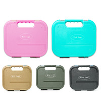 Tactical Pistol Gloc Plastic SuitCase Protection Storage ABS Box G17 G18 G19 Safety Carry  Airsoft Hunting Box Accessories