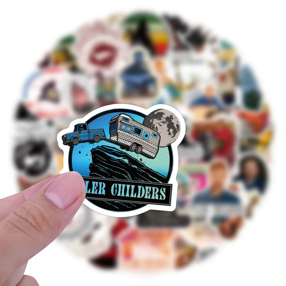 60 قطعة تايلر تشايلدرز ملصقات الكرتون الموسيقى الشارات سجل القصاصات الأمتعة المحمول الغيتار الهاتف سيارة دراجة سكيت ملصق لعبة طفل