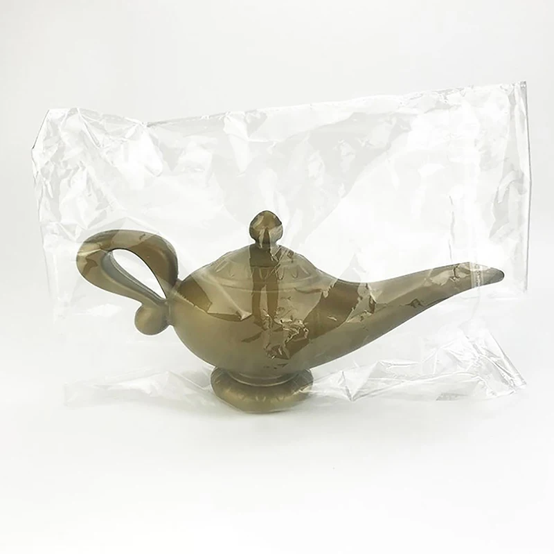 Plastic Costume Fixtures Aladdin Lamp Halloween Christmas Shape Teapot Cartoon Genie Lamp Home Party Decorations