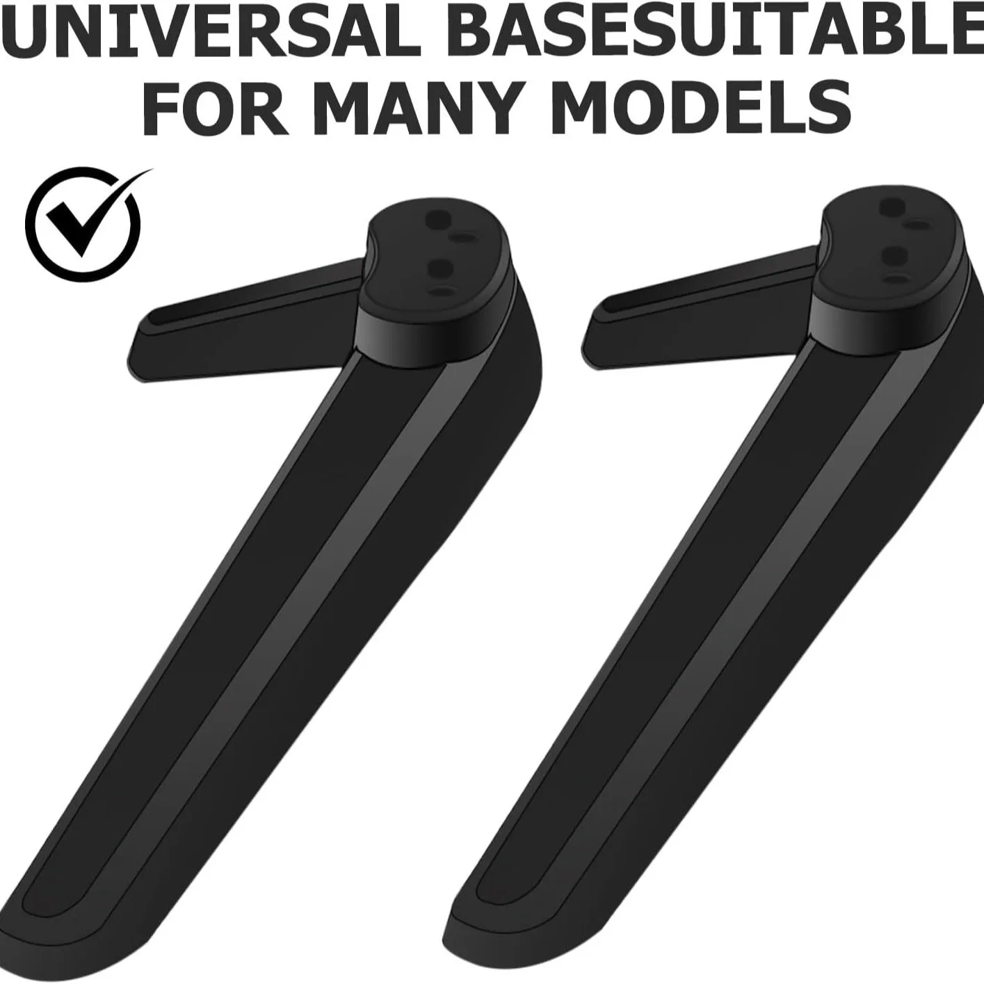 TV Stand Base Foot Replacement Leg Mounting Frame Base Foot Screws Suitable for Most Flat Panels