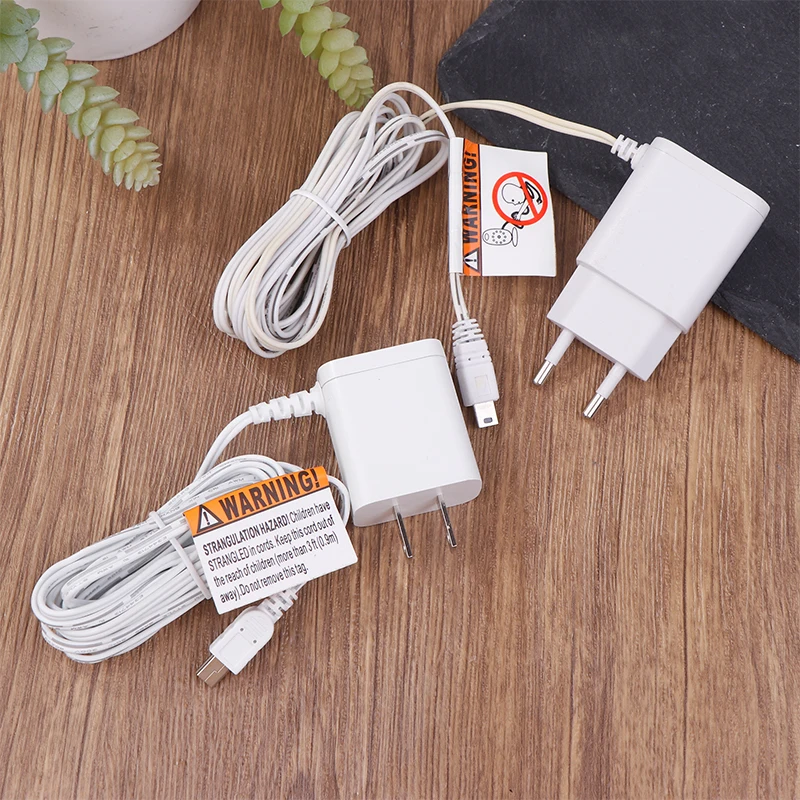 110-240V Original ue adaptateur secteur chargeur Mini connecteur USB pour bébé moniteur VB601 VB603 VB605 bébé nounou caméra DC 5V 1000mA