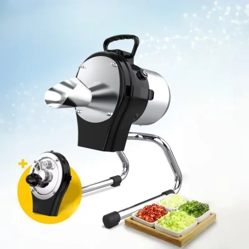 Сертифицированная по стандарту CE высокопроизводительная овощерезка для кухни, коммерческого использования, 220 В, машина для нарезки овощей, кинзы и лука-резанца.
