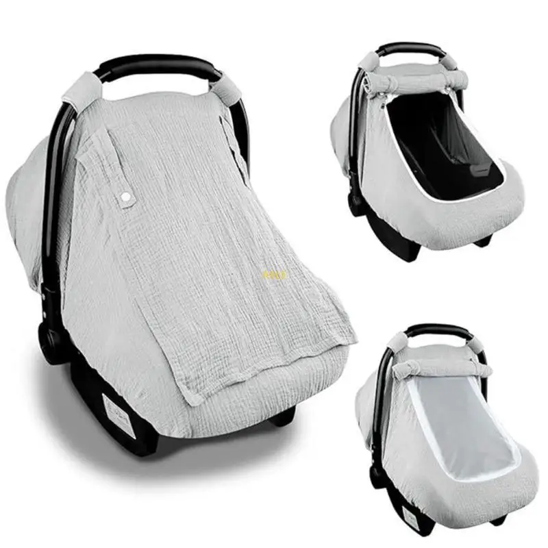 Windproof Baby Carriage Cover Solid Color Newborns Carrying Basket Sleeve Case