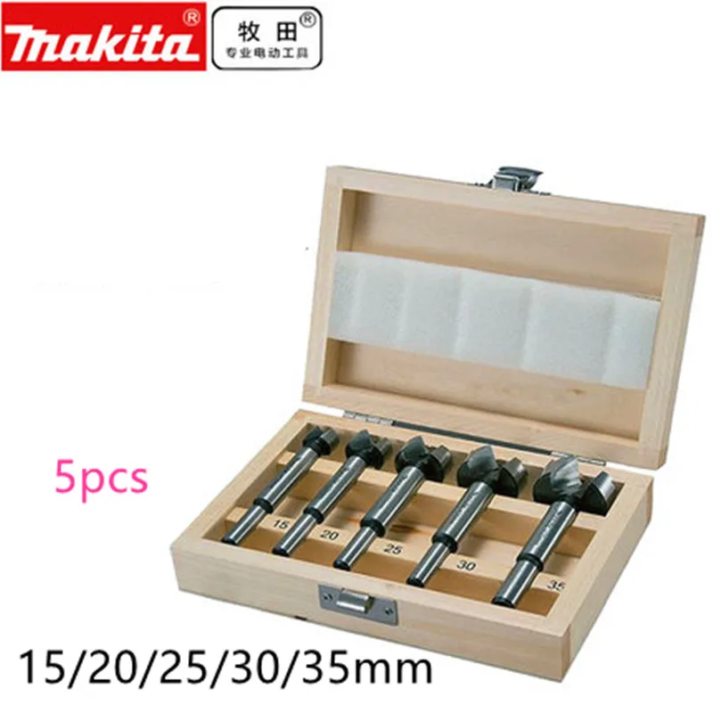 

Makita Forstner Drill Bit Wood Hole Boring Cutter 10mm 15mm 20mm 25mm 26mm 30mm 32mm 35mm 40mm 50mm D-47357 Woodworking Hole Saw