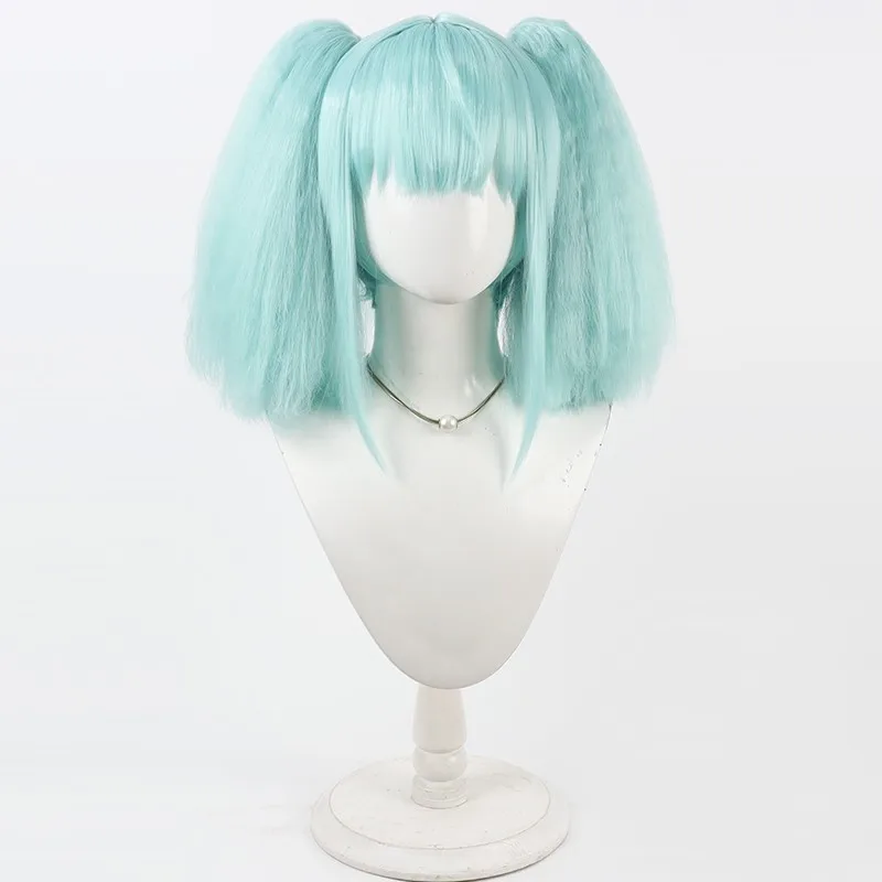 لعبة مصير الطلب الكبير يرقة تيامات كوس شعر مستعار تأثيري هالوين كرنفال حفلة الدعامة الشعر الاصطناعية ألياف مقاومة للحرارة + غطاء شعر مستعار