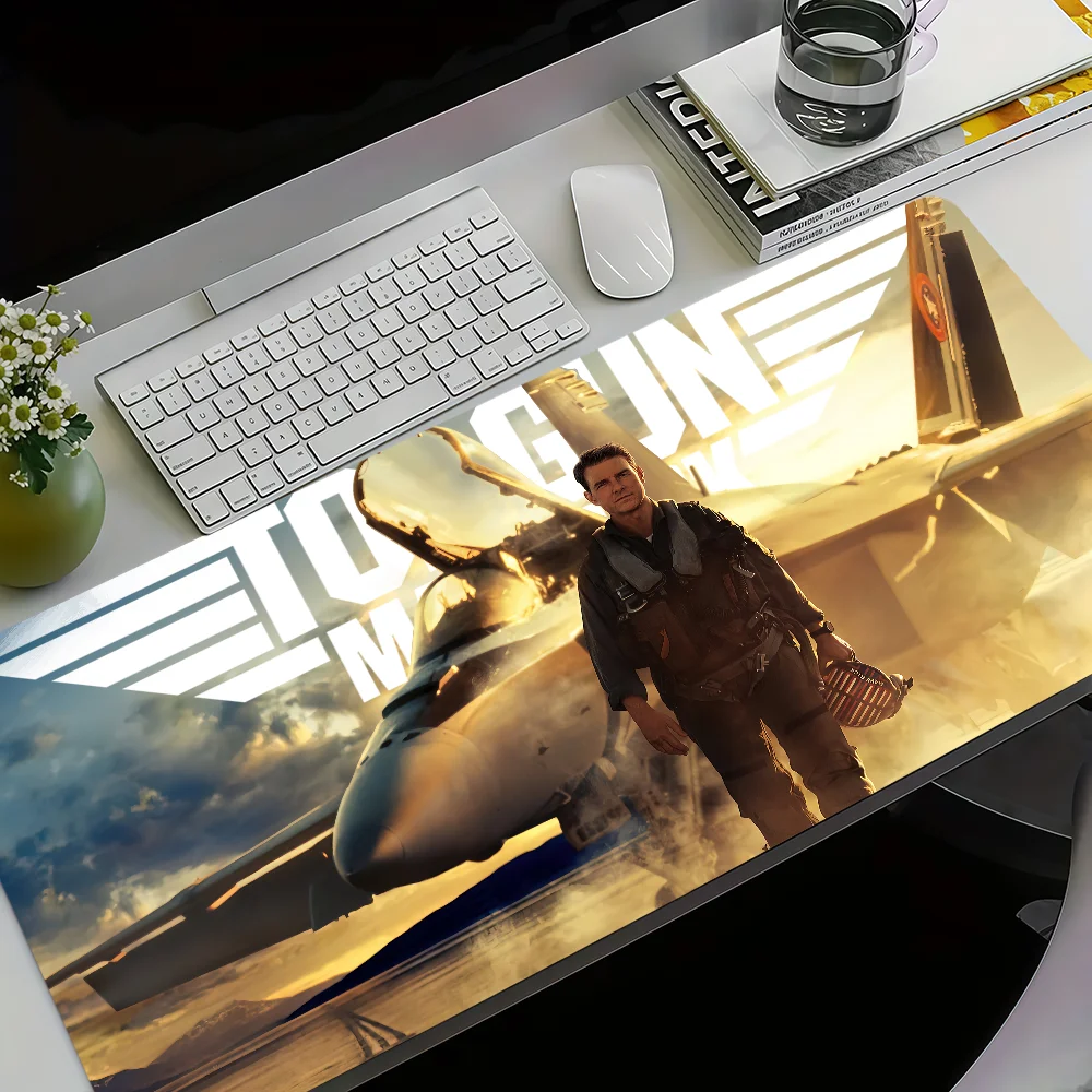 Movie T-Top Gun M-Maverick Mouse Pad Rubber Desktop Thickened Large MousePad Office Non-slip Gaming Desk Mats XXL