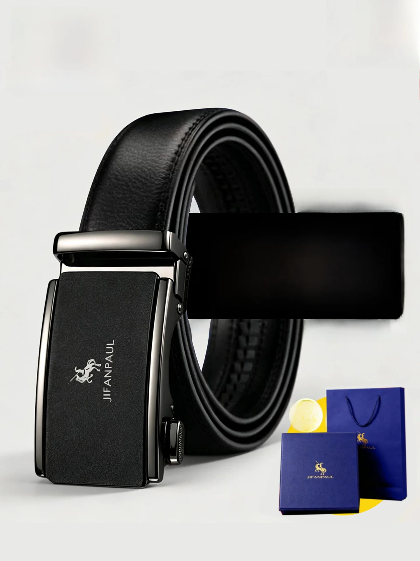 Pure Calfskin Leather Belt Men's Dress Belt Business Casual Dad Style Belt Alloy Buckle Soft Surface Treatment Waist Chain
