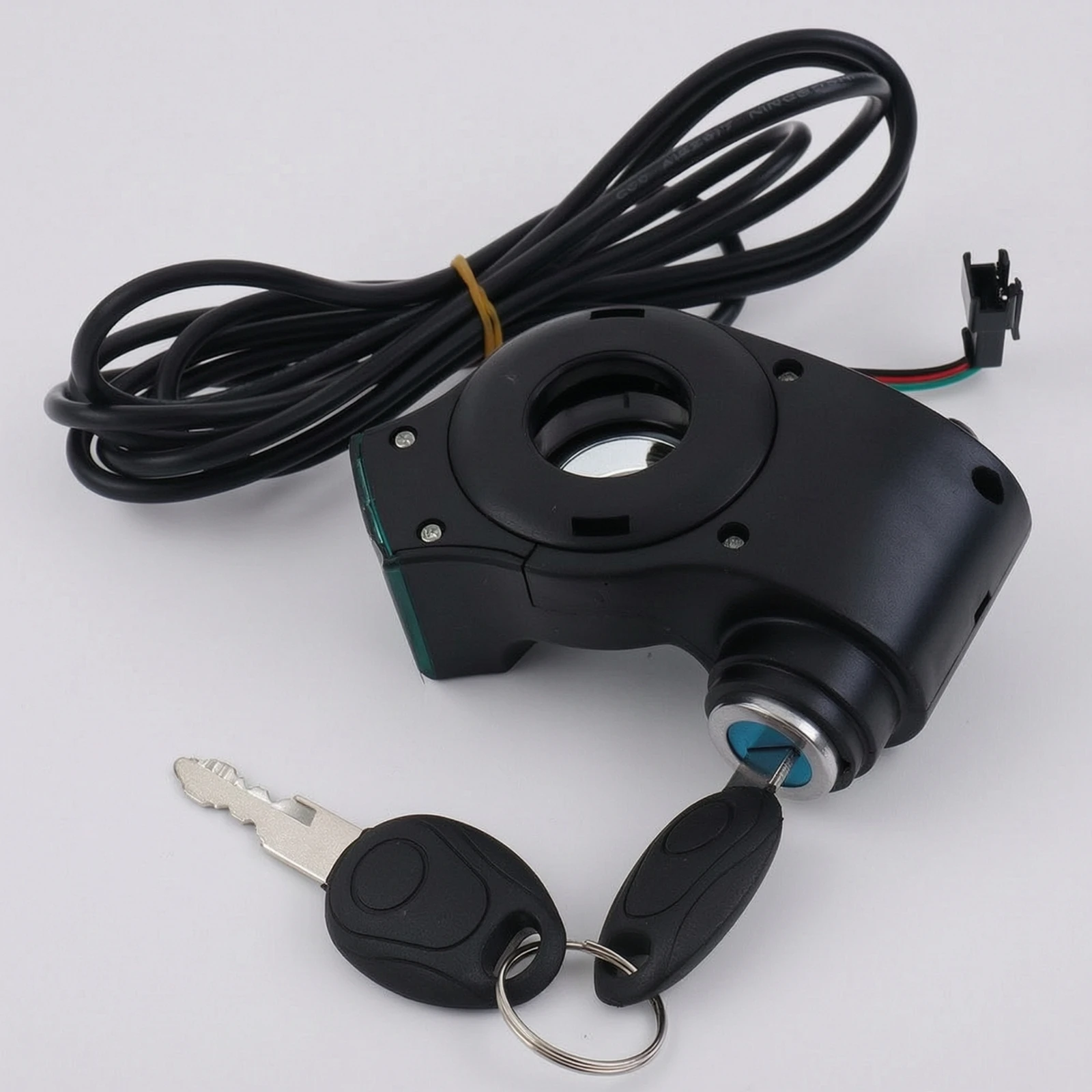Electric Bicycle Throttle with Key-Operated Lock Keyed Throttle Grip with Display Part Wired Compatible for DIYers