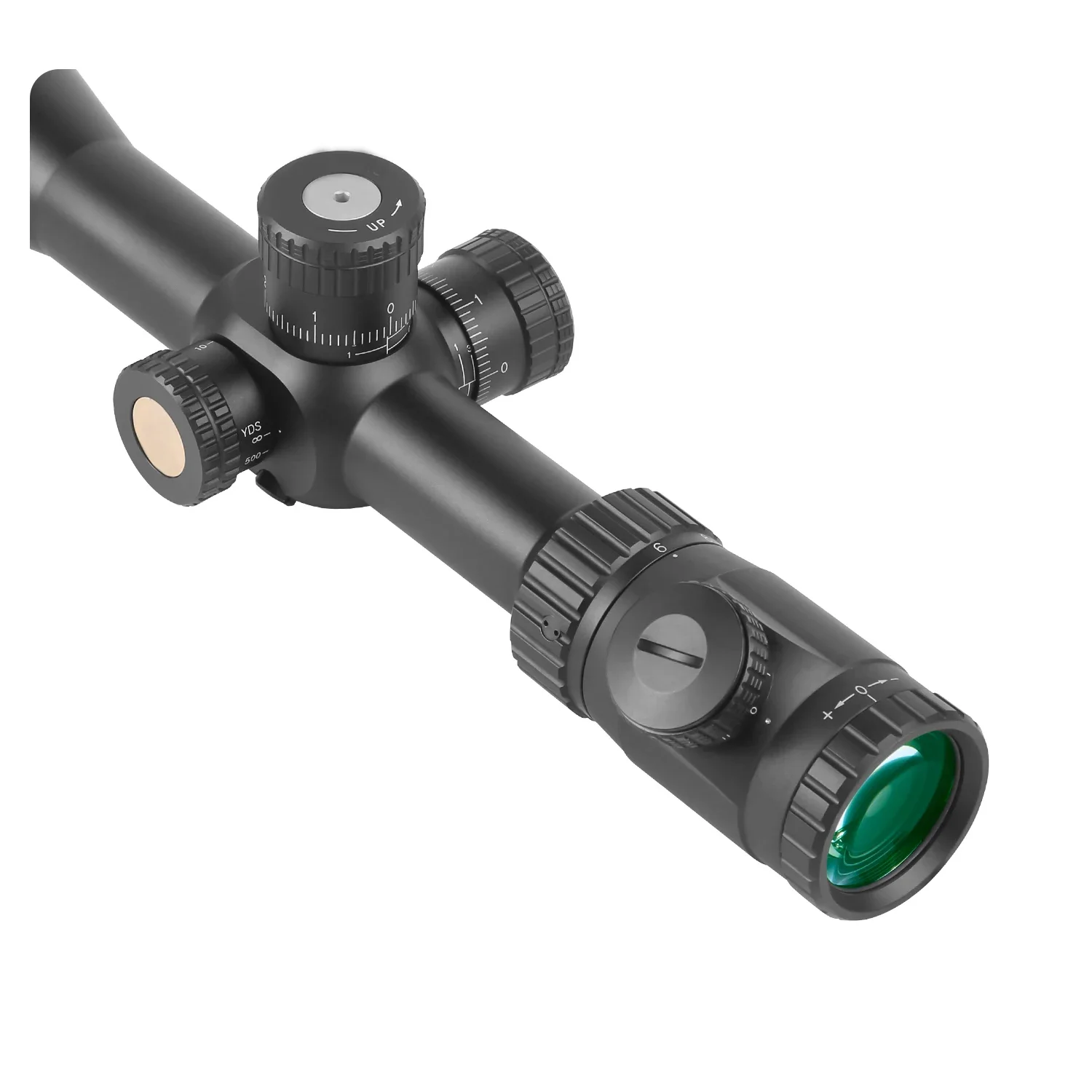 Âmbito de longo alcance high-end, FFP, IR, Zero Stop, Acessórios, ATH, 6-24X50