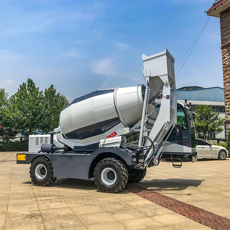 Concrete Mixer Machine - 建築用ミキシングマシン 2.5立方メートル 3立方メートル 4立方メートル コンクリートミキサードラムトラック 住宅建築用