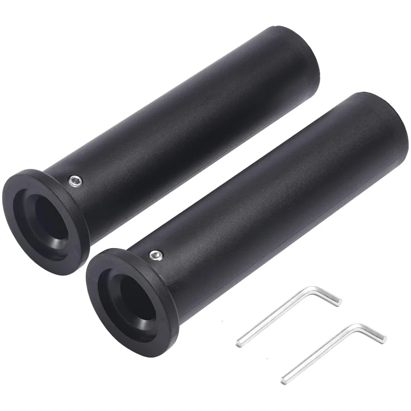 La funda adaptadora de barra de barra de 2 uds convierte postes de placa de peso estándar de 1 "a postes de placa de peso de 2" para barras de barra estándar de 1"