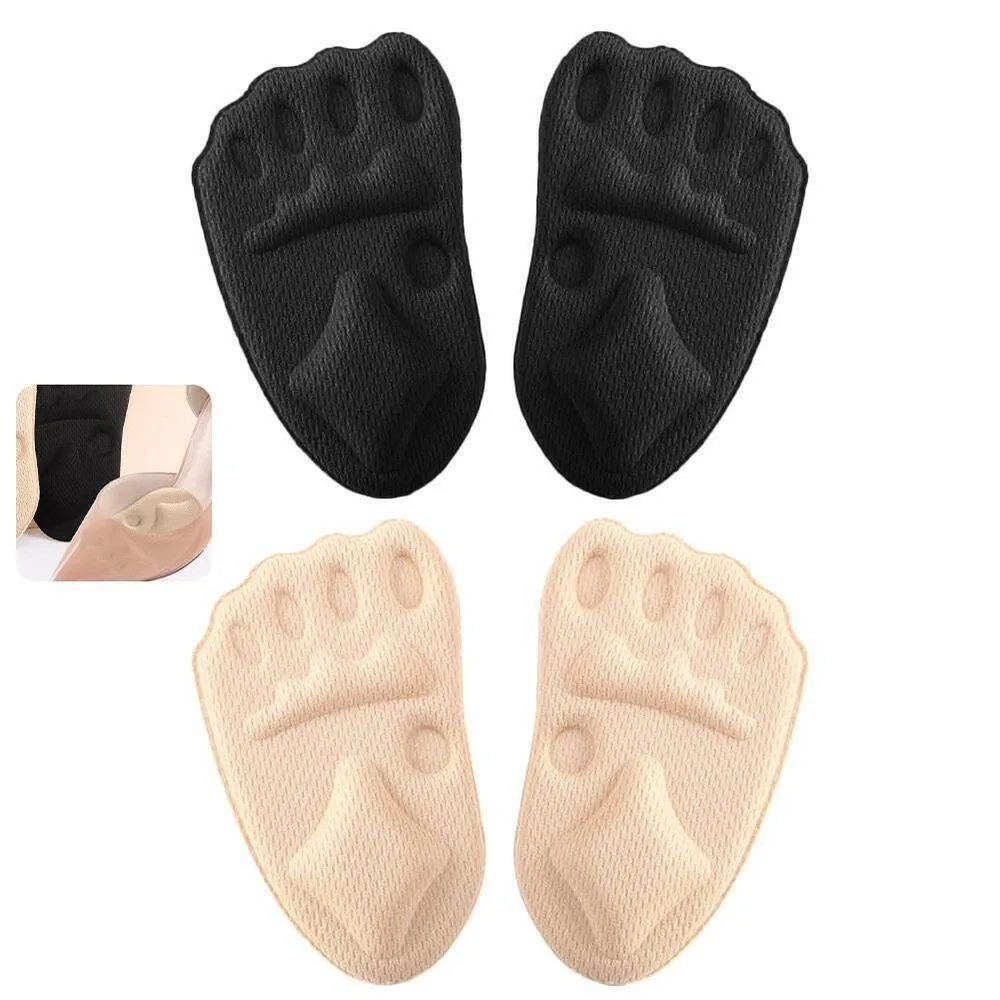 Soft Sweat Absorption Metatarsal Foot Pads Thickening Non-Slip Pain Relief Insoles Foot Protector High Heel Shoe Pad Women