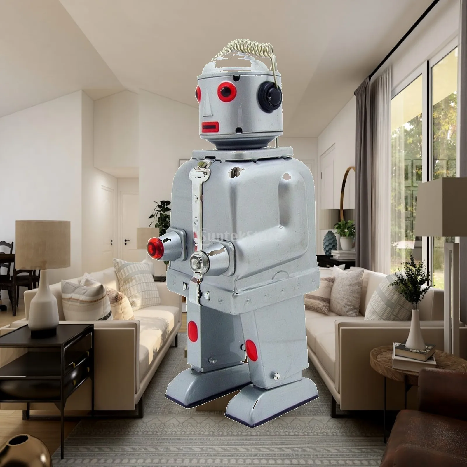 robot-giocattolo-in-latta-robot-vintage-con-mani-che-lampeggiano-compatta-e-nostalgica-per-collezionisti-adulti-decorazione-per-la-casa-caffetterie