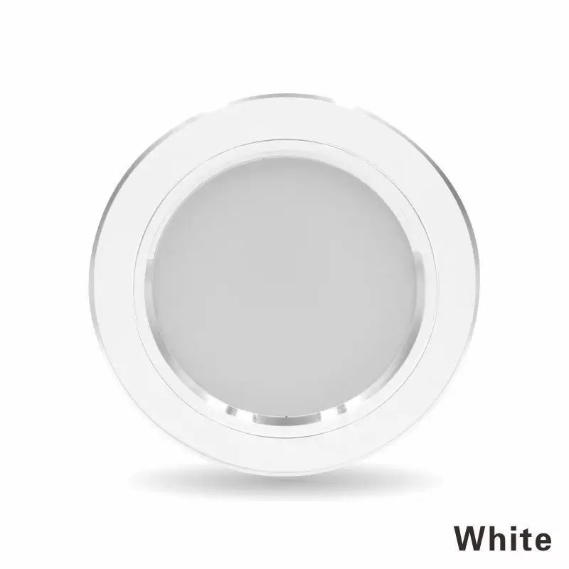 LED typu Downlight 220V 240V 5W 9W 12W 15W 18W wpuszczane okrągłe lampy sufitowe LED o wysokiej jasności do komercyjnych dekoracja sypialni W