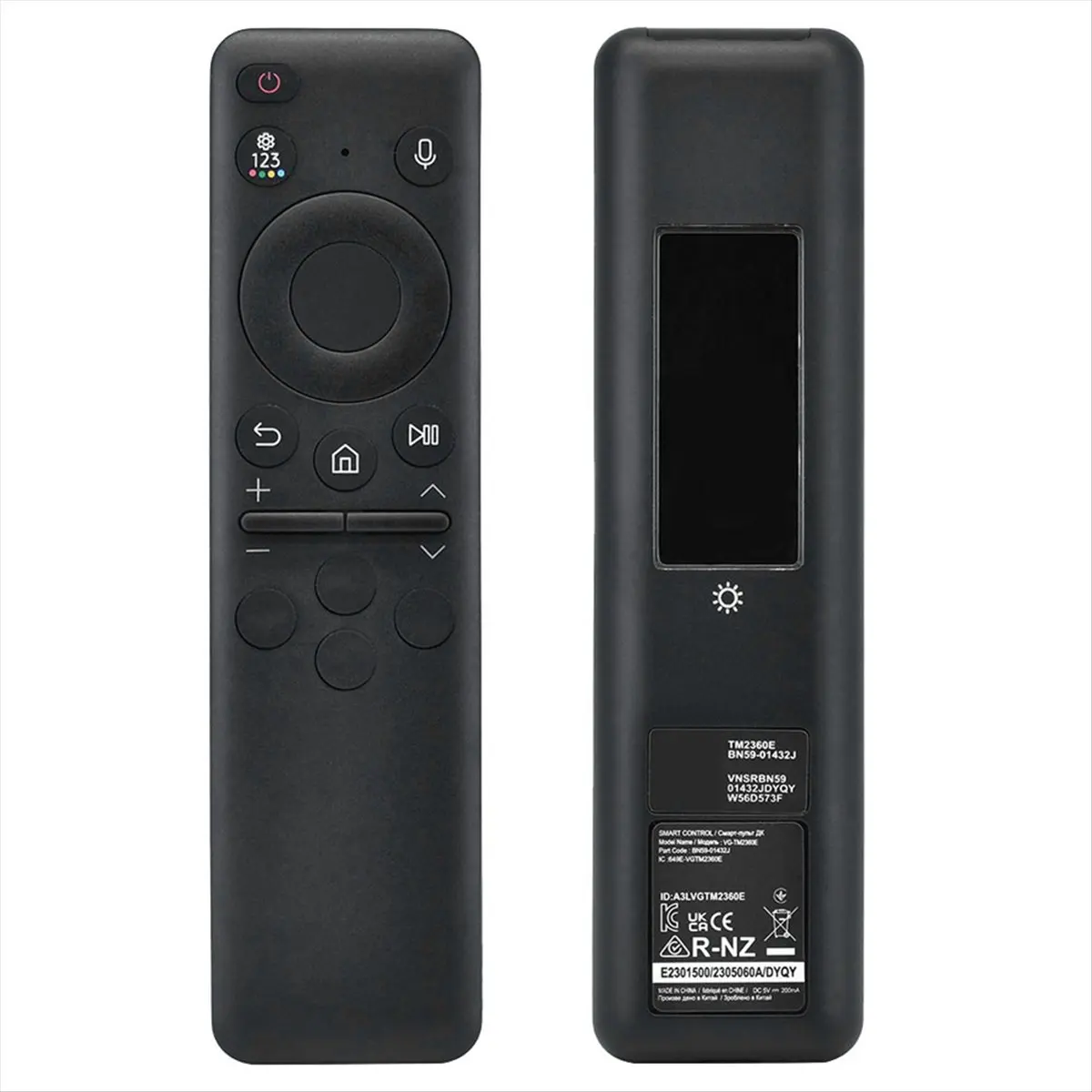 Brave- BN59-01432J Voice Solar Remote Control for Samsung 2023 TV Q60C Q70C Q80C QN85C QN90C CU8000 S95C