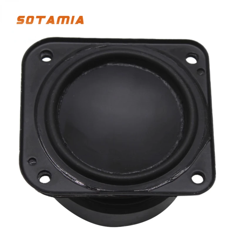 SOTAMIA 2Pcs 1.75 Inch Portable Audio Speaker 4 Ohm 5W Full Range Speaker HiFi Music Home Theater Sound Amplifier Loudspeaker